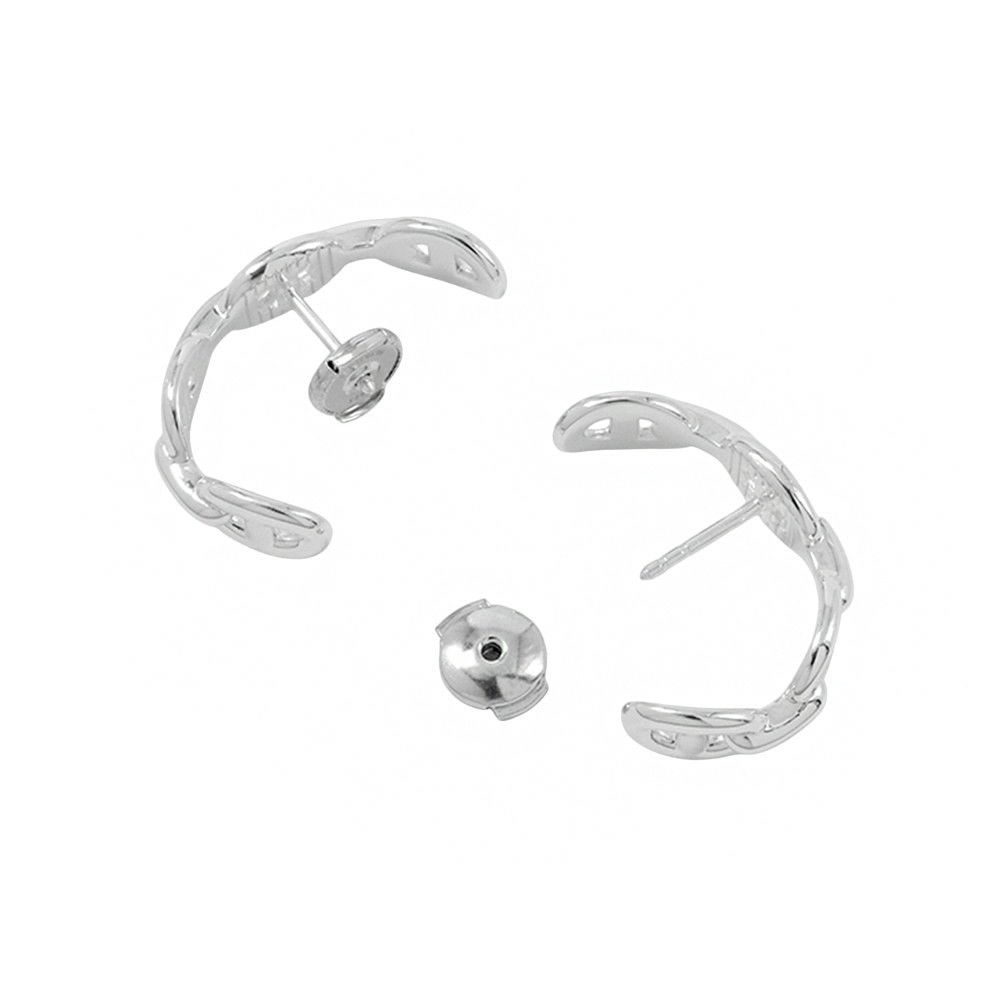 エルメス ピアス シェーヌダンクル アンシェネ Enchainee Earrings Chaine dAncre SV925シルバー HERMES スタッド