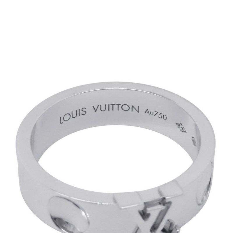 ルイヴィトン リング アンプラント LV サイズ52 K18WGホワイトゴールド Q9K97F LOUIS VUITTON 指輪