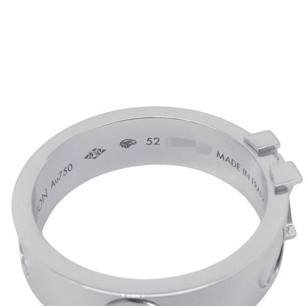 ルイヴィトン リング アンプラント LV サイズ52 K18WGホワイトゴールド Q9K97F LOUIS VUITTON 指輪