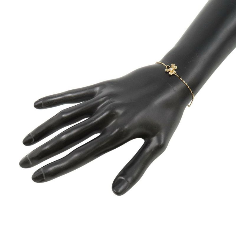 ヴァンクリーフ&アーペル ブレスレット フリヴォル ミニモデル ダイヤモンド 1P 0.05ct K18YGイエローゴールド VCARPJMM00