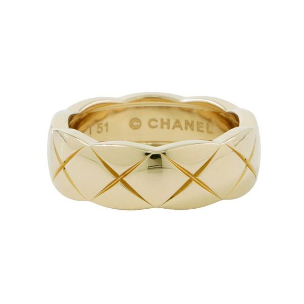 シャネル リング ココクラッシュ ミディアム K18YGイエローゴールド リングサイズ51 J10571 CHANEL 指輪