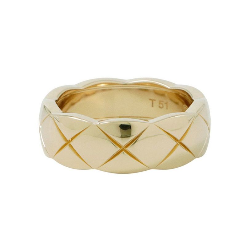 シャネル リング ココクラッシュ ミディアム K18YGイエローゴールド リングサイズ51 J10571 CHANEL 指輪