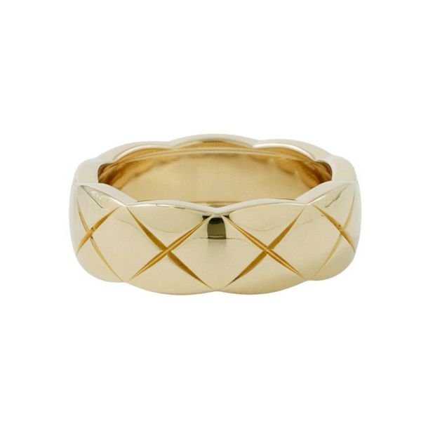 シャネル リング ココクラッシュ ミディアム K18YGイエローゴールド