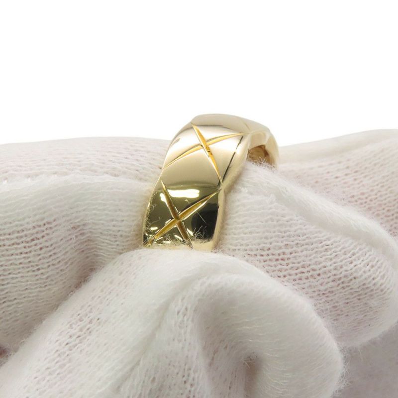 シャネル リング ココクラッシュ ミディアム K18YGイエローゴールド リングサイズ51 J10571 CHANEL 指輪