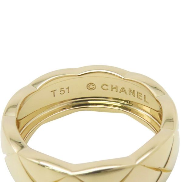 シャネル リング ココクラッシュ ミディアム K18YGイエローゴールド リングサイズ51 J10571 CHANEL 指輪