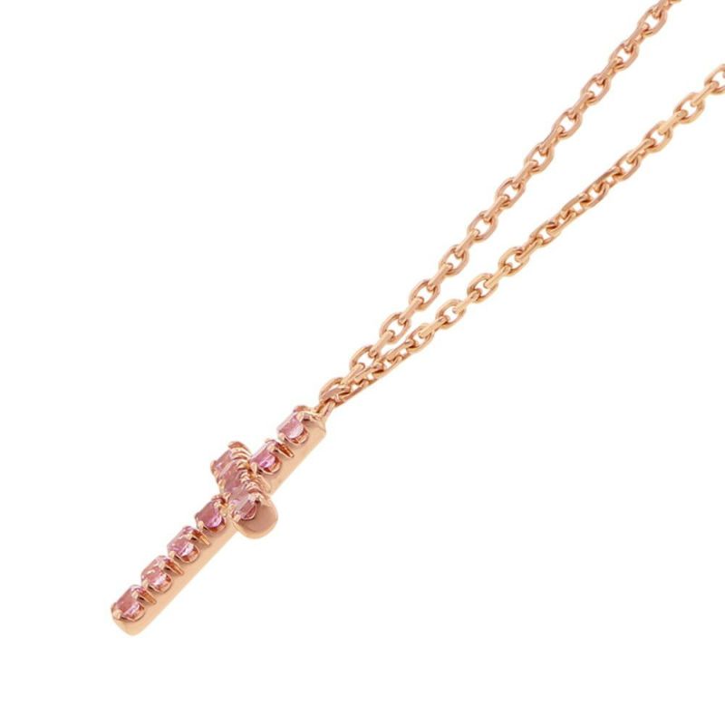カルティエ ネックレス シンボル クロス ネックレス ピンクサファイア K18PGピンクゴールド B7223700 Cartier ペンダント