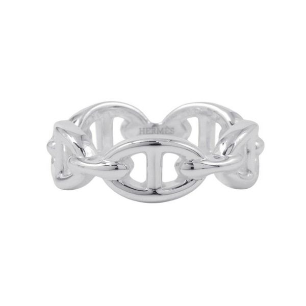 エルメス リング シェーヌダンクル アンシェネPM Enchainee SV925シルバー リングサイズ54 HERMES ジュエリー