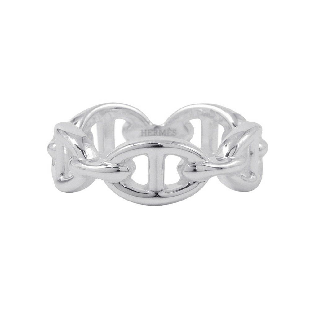 エルメス リング シェーヌダンクル アンシェネPM Enchainee SV925シルバー リングサイズ54 HERMES ジュエリー