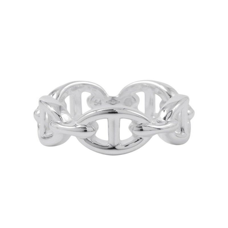 エルメス リング シェーヌダンクル アンシェネPM Enchainee SV925シルバー リングサイズ54 HERMES ジュエリー