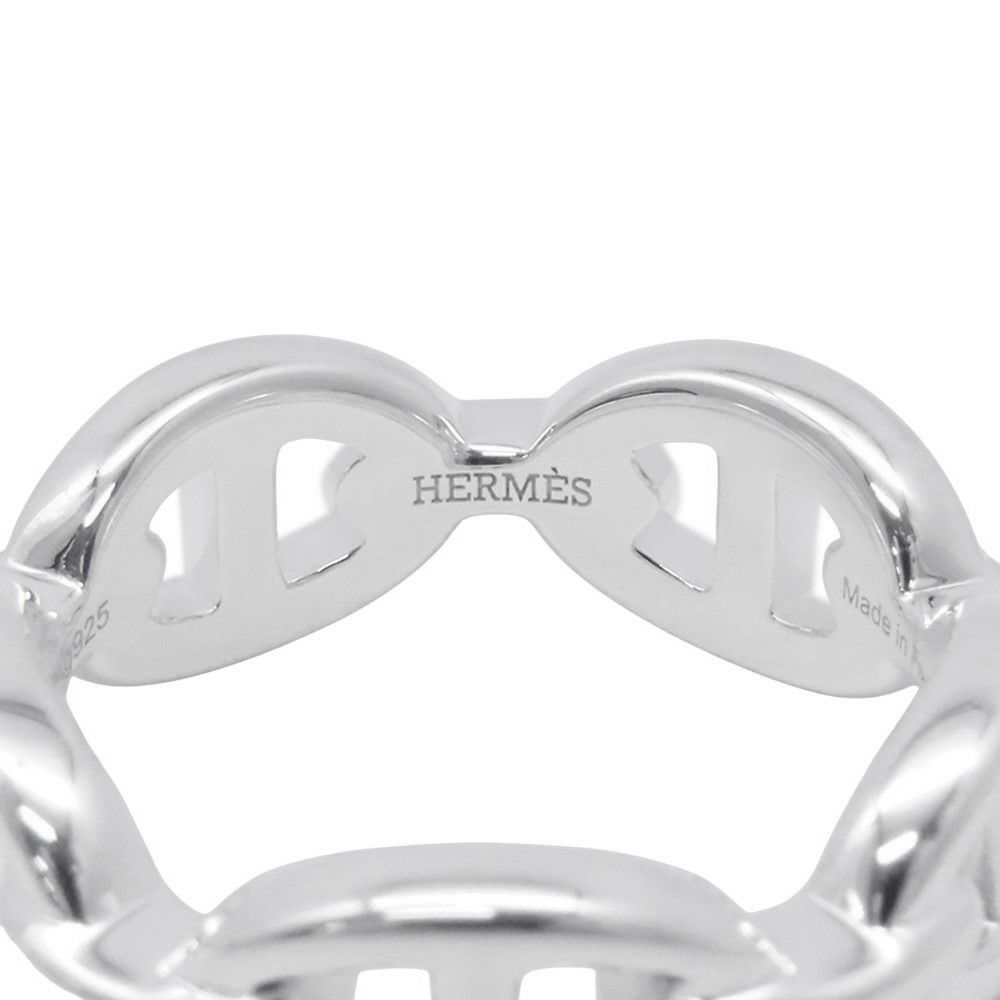 エルメス リング シェーヌダンクル アンシェネPM Enchainee SV925シルバー リングサイズ54 HERMES ジュエリー