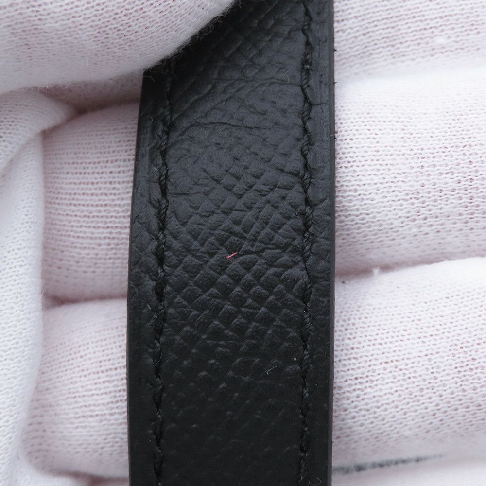エルメス ショルダーバッグ コンスタンス24 ブラック/ピンクゴールド金具 エプソン Y刻印 HERMES Constance 黒