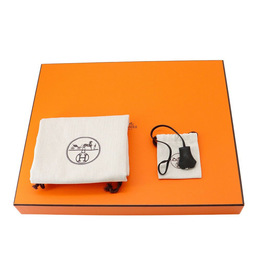 エルメス ビジネスバッグ サックアデペッシュ38 ブラック/シルバー金具 トゴ Y刻印 メンズ 黒