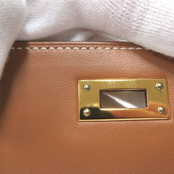 エルメス クラッチバッグ ケリーエラン ゴールド/ゴールド金具 ヴォーマダム B刻印 2wayショルダー
