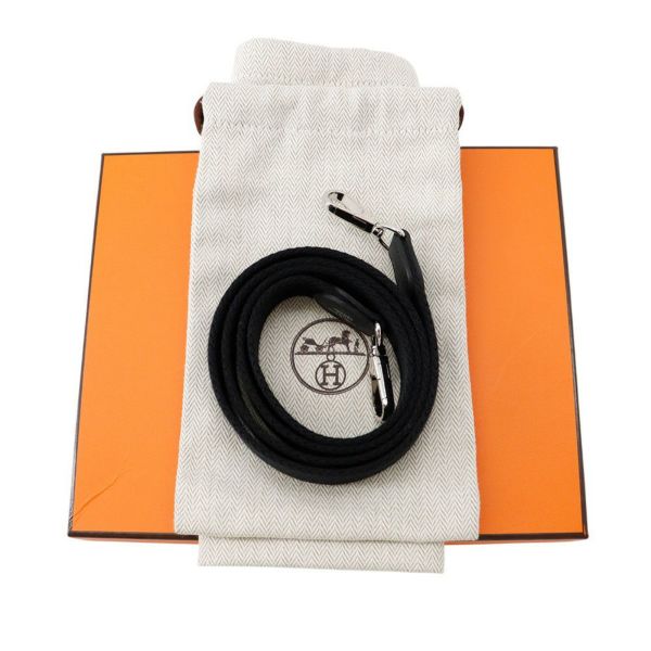 エルメス ショルダーバッグ エブリンTPM 111cm ブラック/シルバー金具 トリヨンクレマンス K刻印 黒