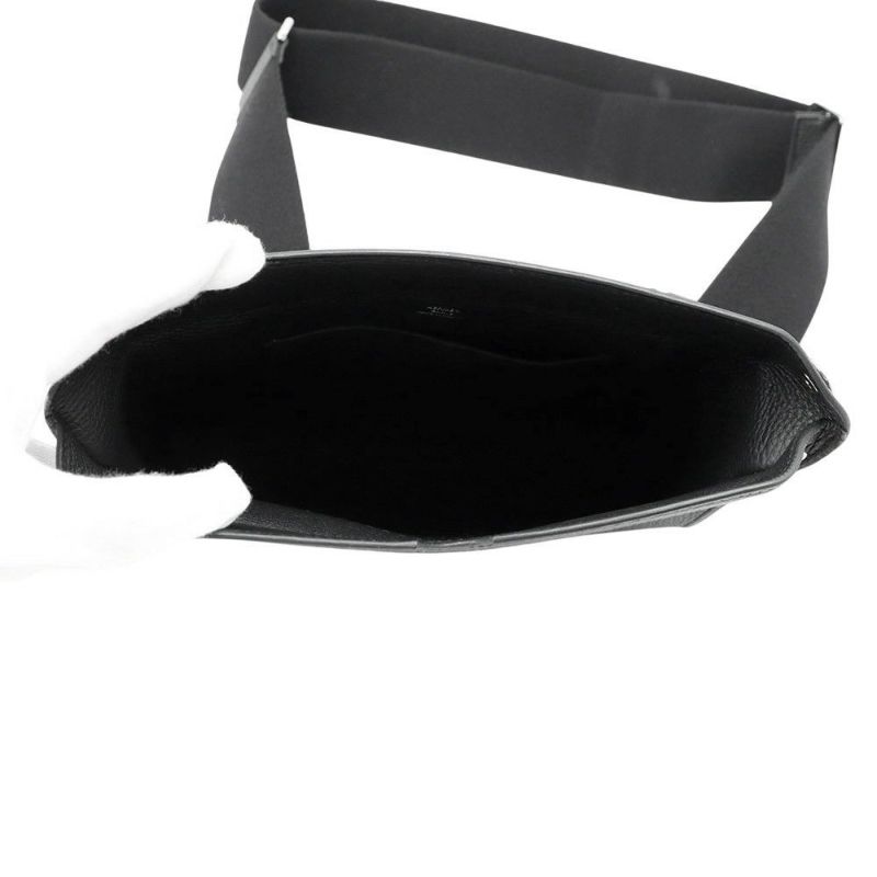 エルメス ショルダーバッグ ヴィドポッシュ ブラック/シルバー金具 トゴ B刻印 HERMES 黒