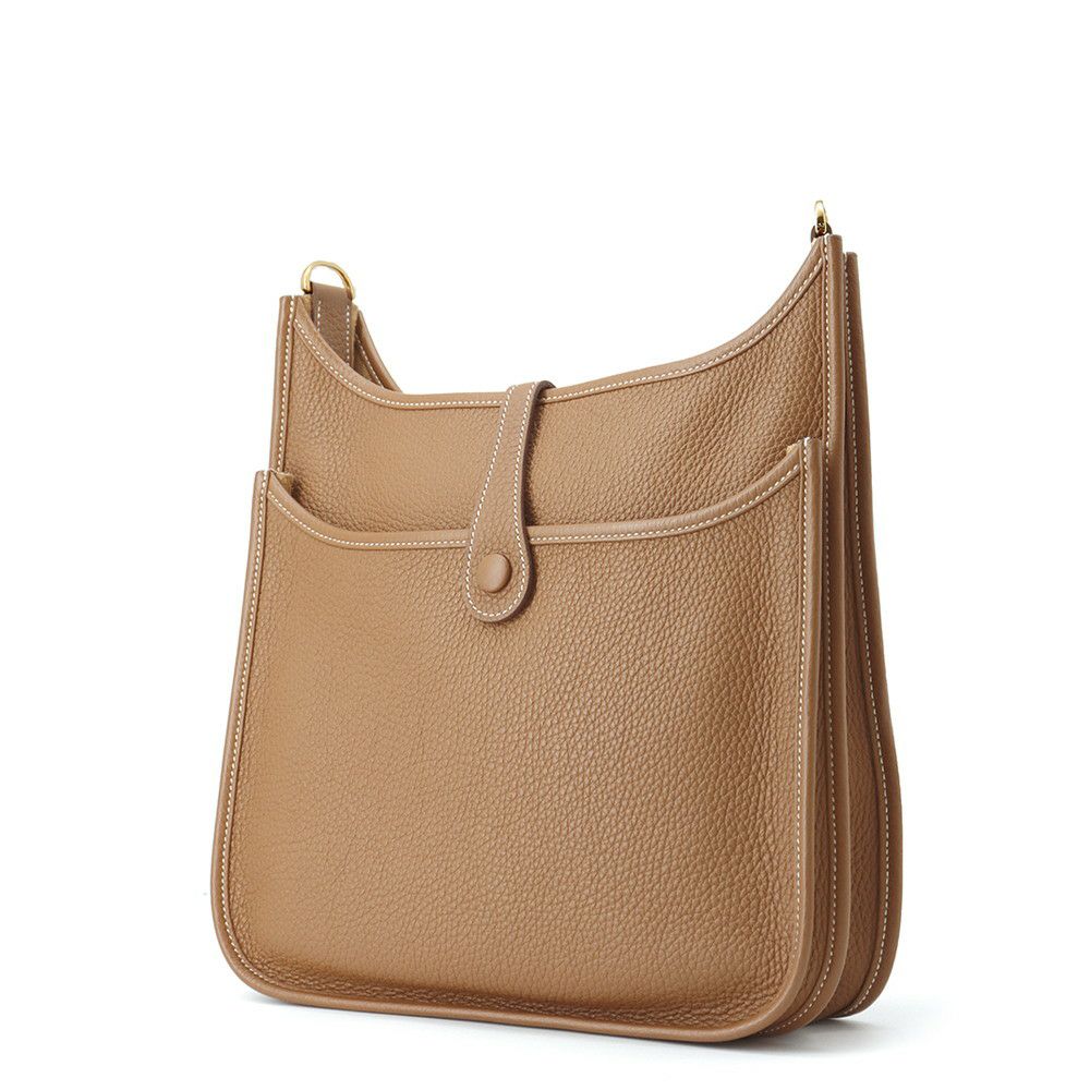 エルメス ショルダーバッグ エブリン3 PM ゴールド/ゴールド金具 トリヨンクレマンス U刻印