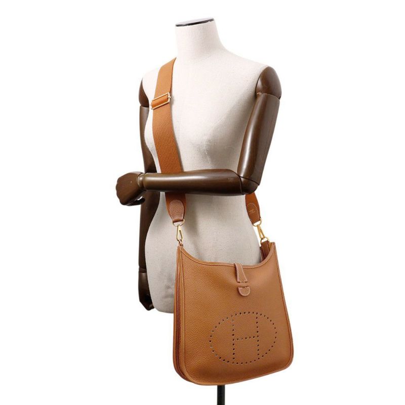 エルメス ショルダーバッグ エブリン3 PM ゴールド/ゴールド金具 トリヨンクレマンス U刻印