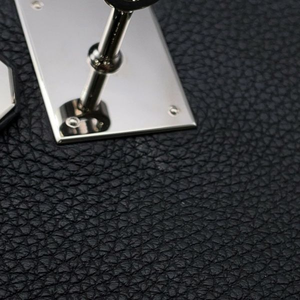 エルメス ハンドバッグ ケリー32 内縫い ブラック/シルバー金具 トゴ U刻印 2wayショルダー 黒