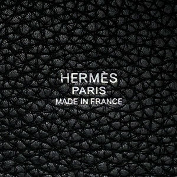 エルメス ハンドバッグ ピコタンロックMM ブラック/シルバー金具 トリヨンクレマンス Y刻印 黒