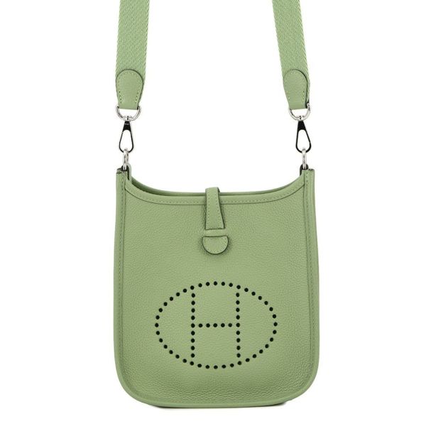 エルメス ショルダーバッグ エブリンTPM 111cm ヴェールクリケット/シルバー金具 トリヨンクレマンス Y刻印