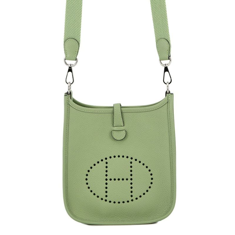 エルメス ショルダーバッグ エブリンTPM 111cm ヴェールクリケット/シルバー金具 トリヨンクレマンス Y刻印