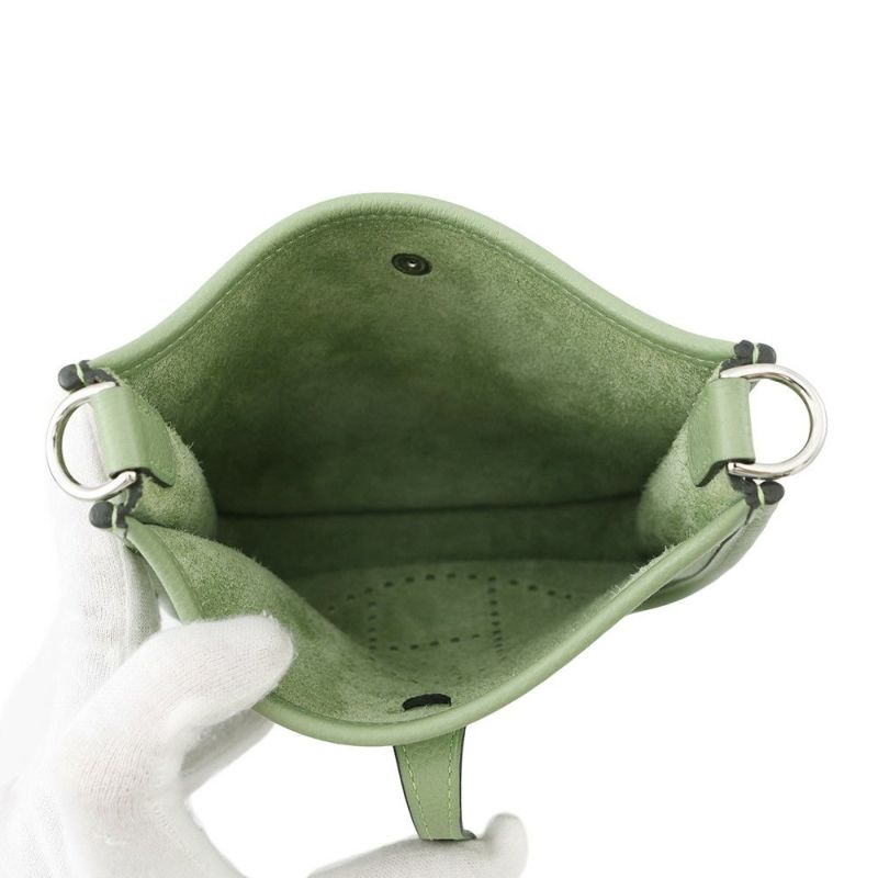 エルメス ショルダーバッグ エブリンTPM 111cm ヴェールクリケット/シルバー金具 トリヨンクレマンス Y刻印