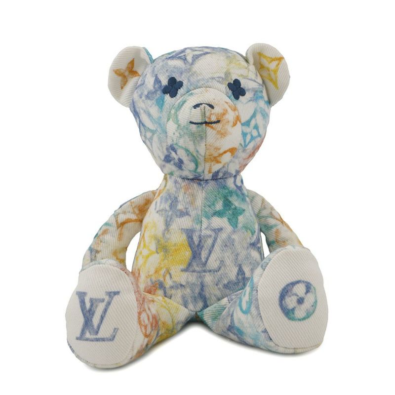 ルイヴィトン ぬいぐるみ オーガニックコットン ドゥドゥ・ルイ GI0502 LOUIS VUITTON テディベア クマ ユニセフ