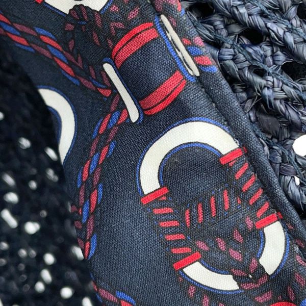 エルメス キャスケット ガラテ ラフィア サイズ58 HERMES 帽子