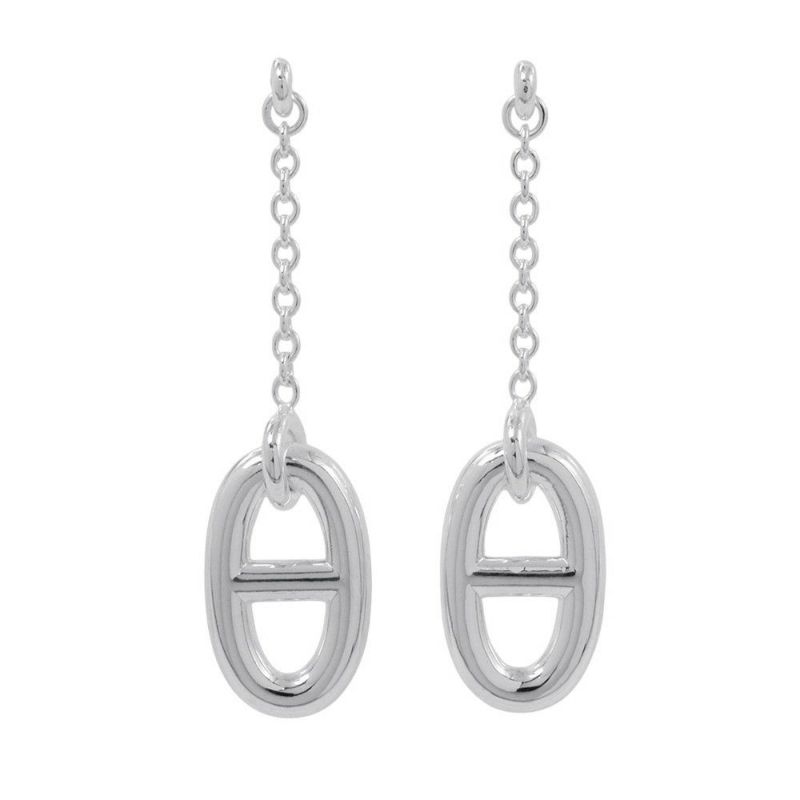 エルメス ピアス シェーヌダンクル ファランドール SV925シルバー HERMES ジュエリー アクセサリー