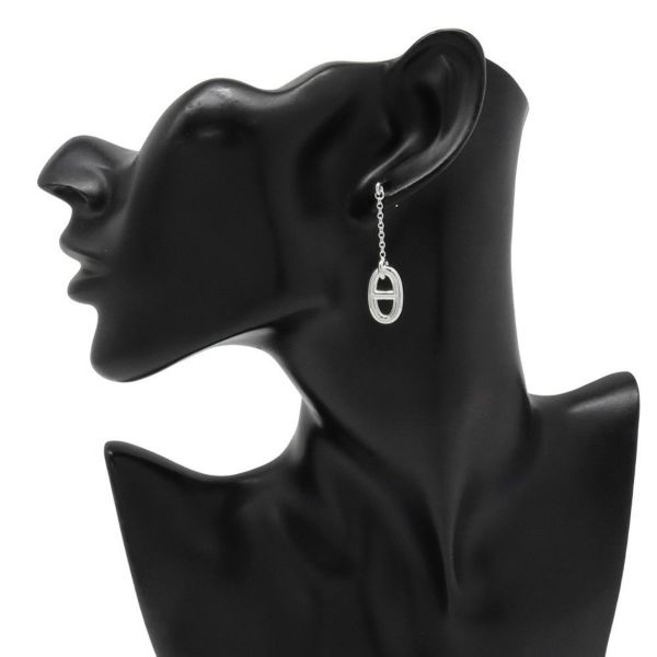 エルメス ピアス シェーヌダンクル ファランドール SV925シルバー HERMES ジュエリー アクセサリー