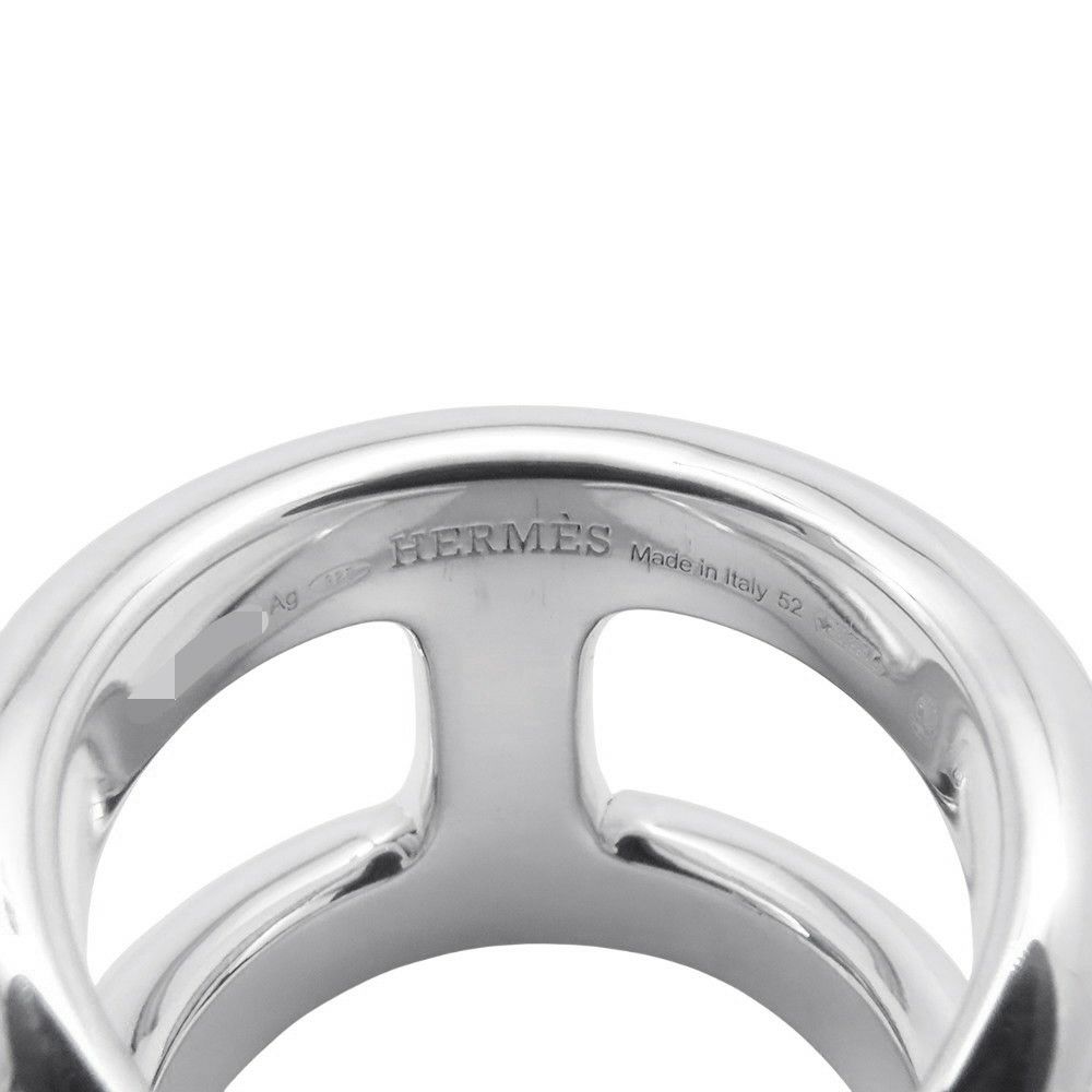 エルメス リング オスモズGM Osmose SV925シルバー リングサイズ52 HERMES ジュエリー 指輪