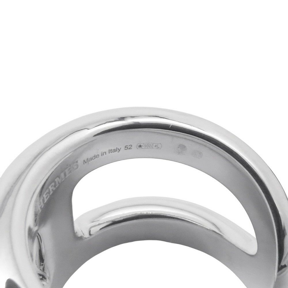 エルメス リング オスモズGM Osmose SV925シルバー リングサイズ52 HERMES ジュエリー 指輪