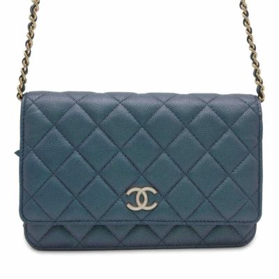 シャネル チェーンウォレット ココマーク カメリア ラムスキン A47421 CHANEL 財布 チェーンバッグ 黒 安心保証 |  中古・新品ブランド販売ギャラリーレア公式通販