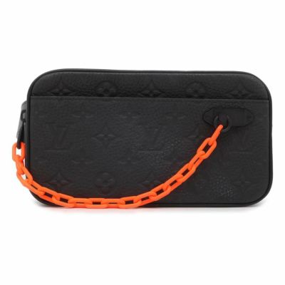 ルイヴィトン ウエストバッグ モノグラム・ソーラーレイ ポシェット ヴォルガ M53550 LOUIS VUITTON クラッチ ブラック 黒 安心保証