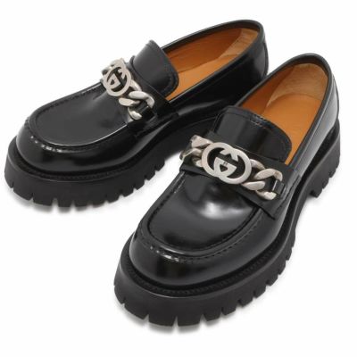 GUCCI(グッチ) / ホースビットローファー/42.5/ブラック/黒//レザー