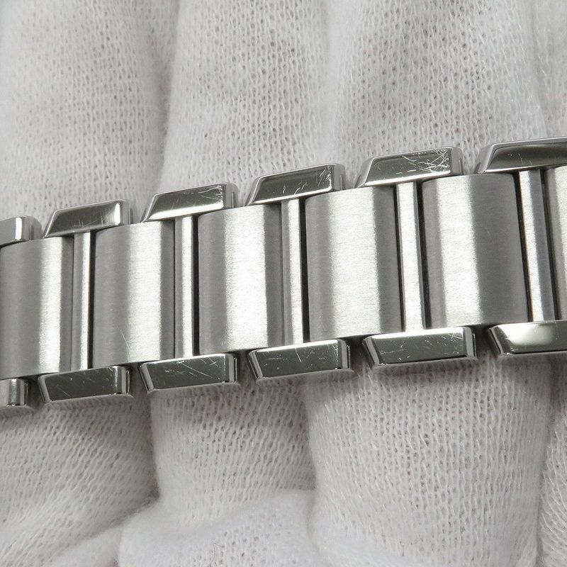 カルティエ タンクフランセーズ SM WE110006 Cartier 腕時計 白文字盤 11PD クォーツ