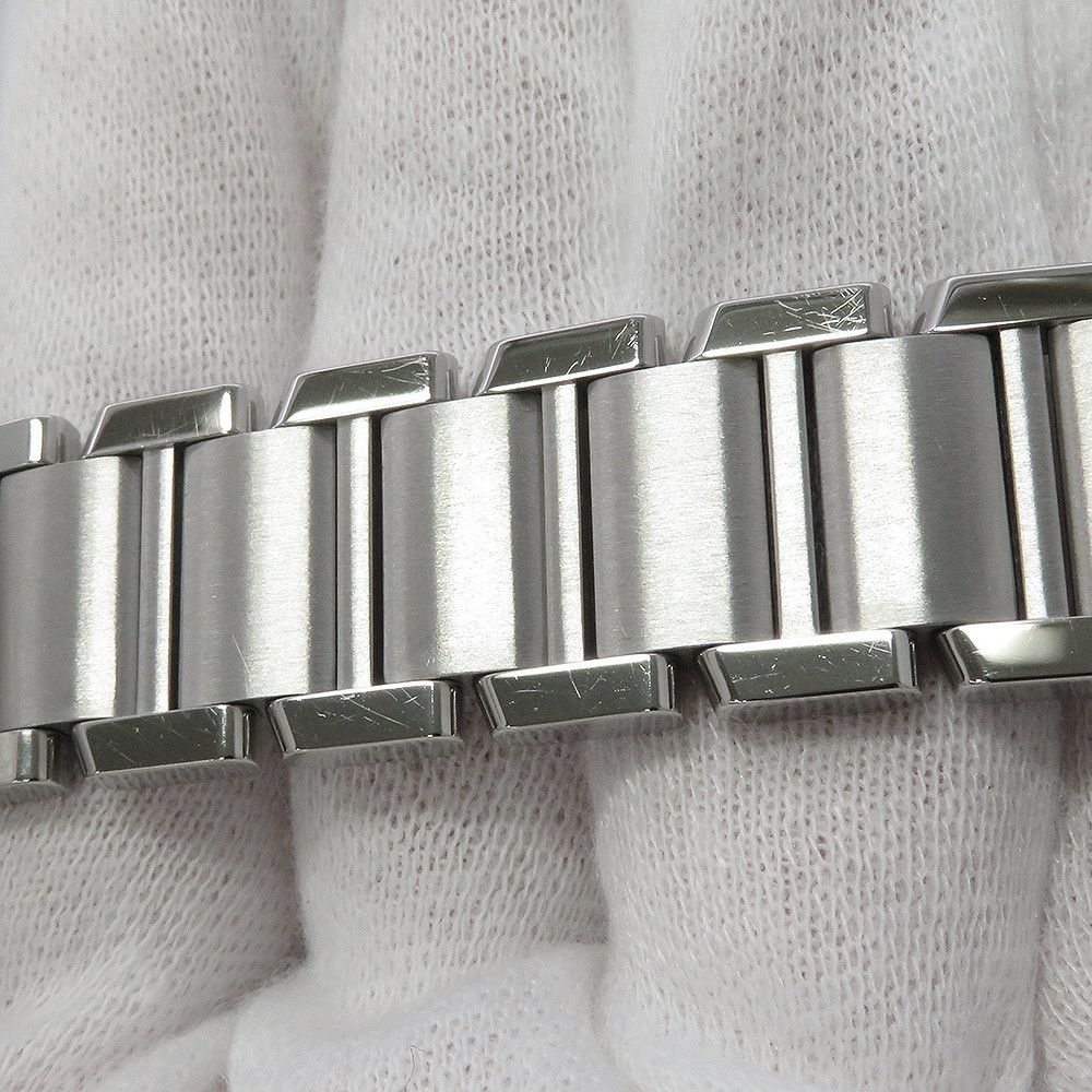 カルティエ タンクフランセーズ SM WE110006 Cartier 腕時計 白文字盤 11PD クォーツ