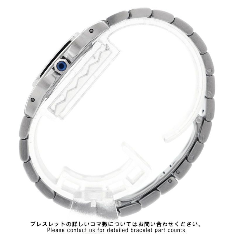 カルティエ サントスガルベ SM W20017D6 Cartier 腕時計 白文字盤 クォーツ