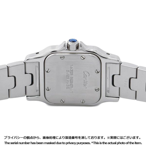 カルティエ サントスガルベ SM W20017D6 Cartier 腕時計 白文字盤 クォーツ