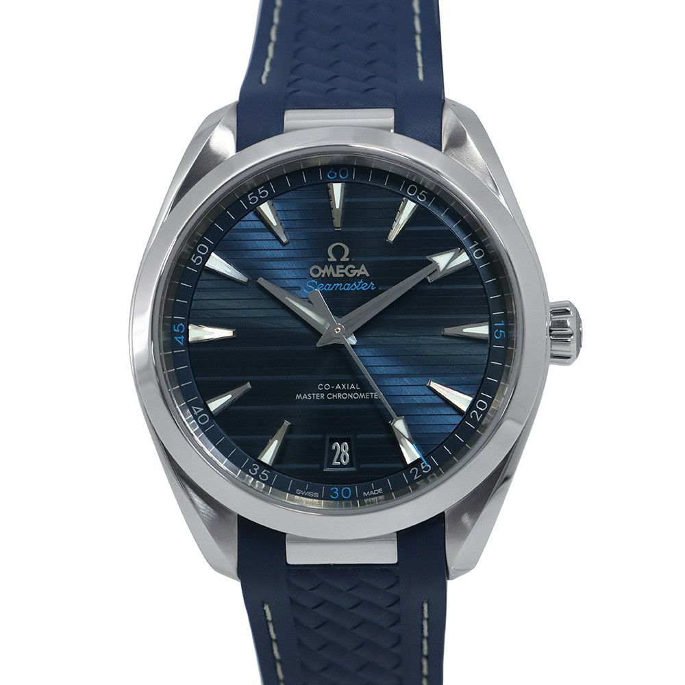 オメガ シーマスター アクアテラ 150M マスタークロノメーター 220.12.41.21.03.001 OMEGA 腕時計 ブルー文字盤