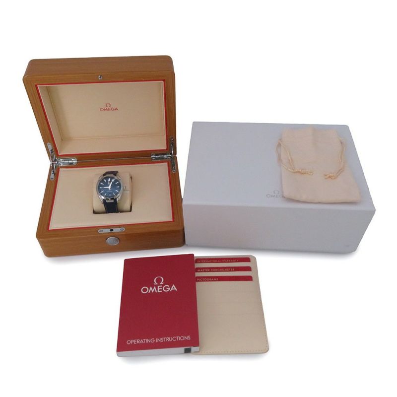 オメガ シーマスター アクアテラ 150M マスタークロノメーター 220.12.41.21.03.001 OMEGA 腕時計 ブルー文字盤