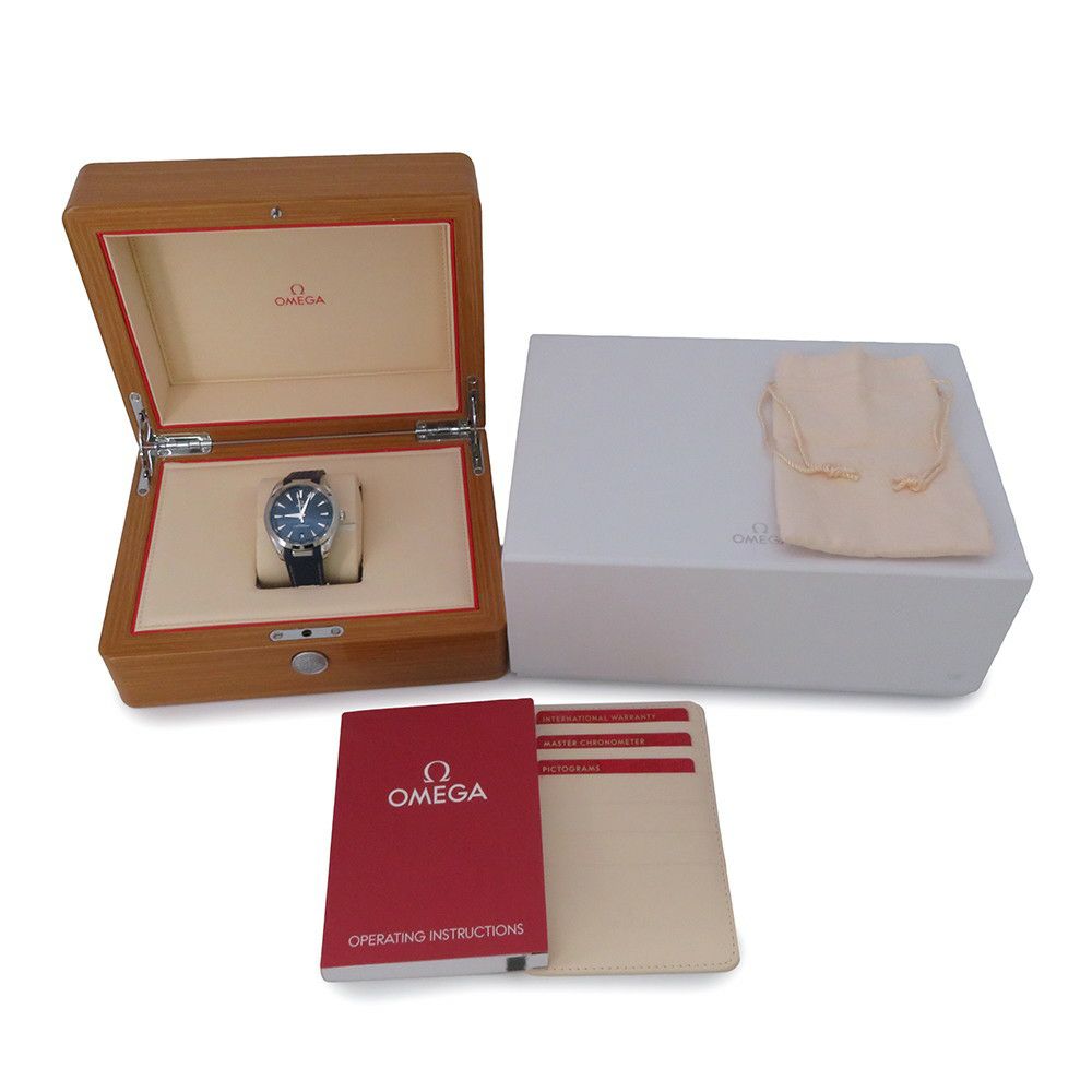 オメガ シーマスター アクアテラ 150M マスタークロノメーター 220.12.41.21.03.001 OMEGA 腕時計 ブルー文字盤