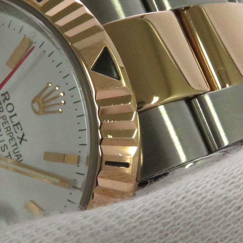 ロレックス デイトジャスト ターノグラフ D番 SS/K18PGピンクゴールド 116261 ROLEX  腕時計 白文字盤