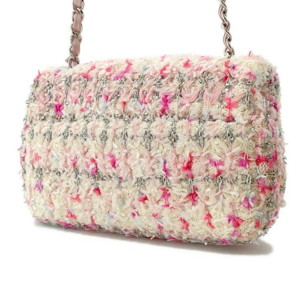 シャネル チェーンショルダーバッグ ココマーク ツイード A69900 CHANEL ミニ フラップ