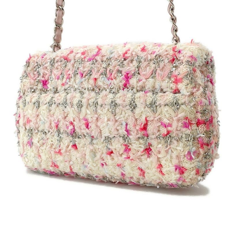 シャネル チェーンショルダーバッグ ココマーク ツイード A69900 CHANEL ミニ フラップ