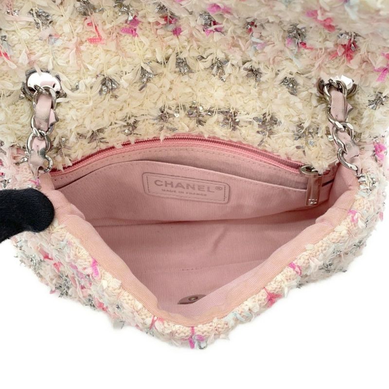 シャネル チェーンショルダーバッグ ココマーク ツイード A69900 CHANEL ミニ フラップ