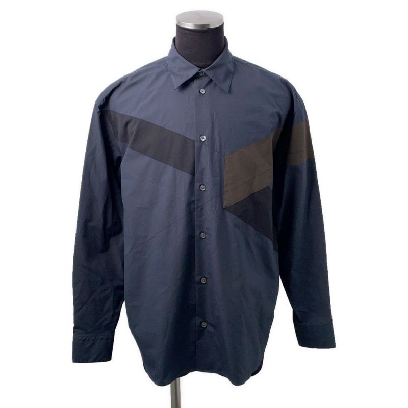 エルメス ボクシーシャツ 長袖 ジョッキー コットン メンズサイズ39 HERMES 服 アパレル 黒