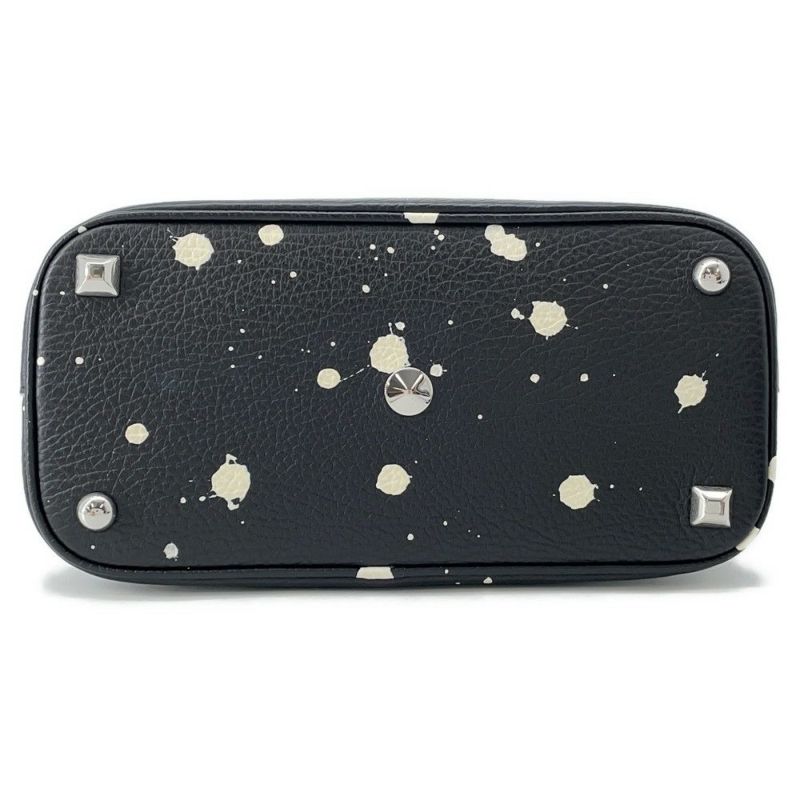 メゾンマルジェラ ハンドバッグ 5AC ペイントデザイン ミニ レザー S56WG0082 Maison Margiela 2way 黒