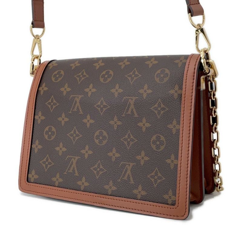 ルイヴィトン ショルダーバッグ モノグラム・リバース ドーフィーヌ M44391 2019クルーズコレクション 2way ブラック 黒