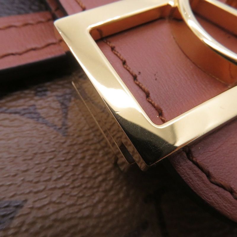 ルイヴィトン ショルダーバッグ モノグラム・リバース ドーフィーヌ M44391 2019クルーズコレクション 2way ブラック 黒